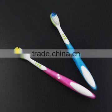 Top Quality Nylon Bristles for Adult Anti Bacterial Double Color Lovely Kids Toothbrushes photo-3