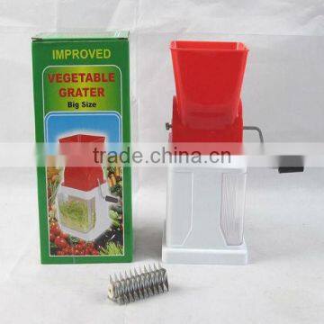 plastic manual vegetable grater