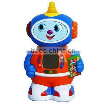 2015 china new design ICTI certified hottest plastic electronic cartoon toy robot toy