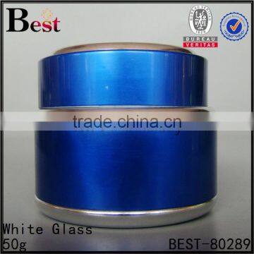 luxury 5g 15g 20g 30g 50ml aluminium jar colorful cosmetic metal cream container