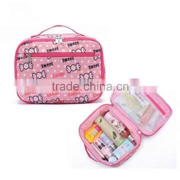 New Large Sweet Handbag Cosmetic Toiletry Wash Bag Women Kid Travel Handbag photo-4