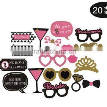 Dress-up photo booth props party favors celebration paper