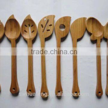 New leaf-shaped Bamboo spoon set