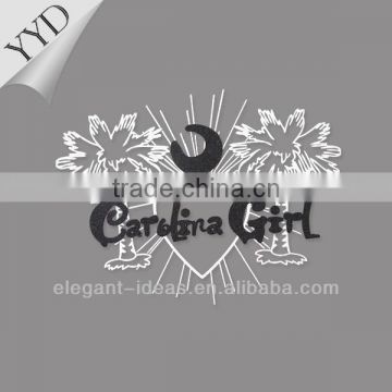 2014 SUNSHINE glitter transfer decoration motif with laser cutting