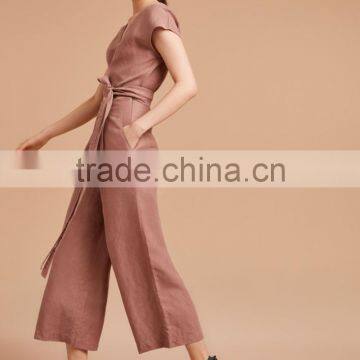 Women Jumpsuit Manufactuer Hot Sale Women Sexy Design Self-tie Straps Jumpsuits photo-6
