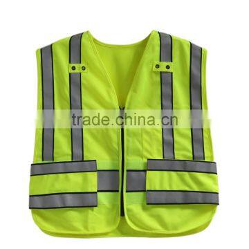 Wholesale Printing Logo Cheap Low MOQ Orange Yellow Green Safety Mesh Traffic Reflectors Incident Vest 3M Reflective Tank Top photo-5