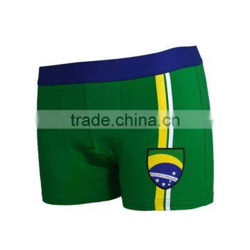 Brazil National Flag Print Mens Boxer Underwear photo-2