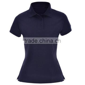 Custom no name polo sports gym shirts mesh ladies polo