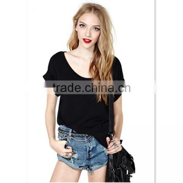 New boyfriend black t shirt in bulk for women