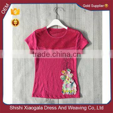 2016 New Little Girl Boutique Clothing T-shirt