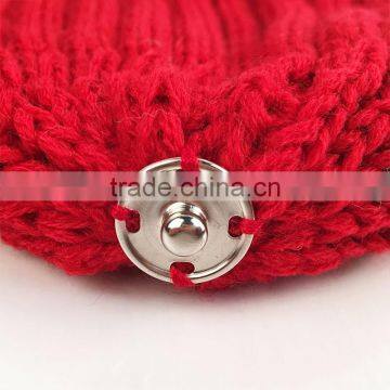 Myfur Lady Fashion Real Raccoon Fur Pompom Striped Knit Hat Wholesale