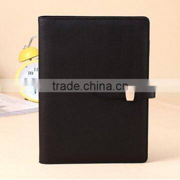 Custom Faux Leather Planner 6 Holes Loose Leaf Binder Clip Diary Notebook photo-4