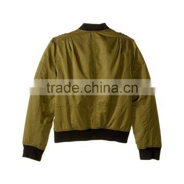 2017 Fashion Style Custom Logo Baby Kids Boys Winter Quilted Bomber Jacket Wholesale in China photo-6