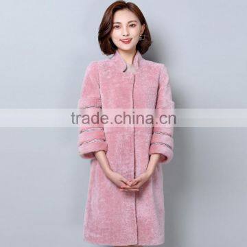 Show thin mink long-sleeved overcoat winter coat