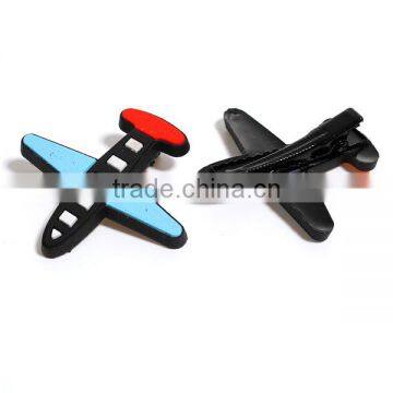 Silicone Hair Clips Airplane Multicolor Fancy Elastic Hair Bands