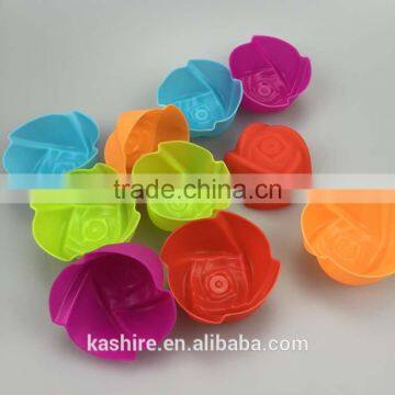 Popular Nice Design Colorful Flower Shape Silicone Cake Mould photo-2