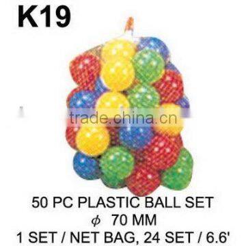 K19 50 PC PLASTIC BALL SET