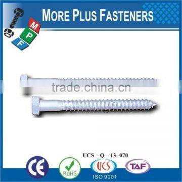 Made In Taiwan External Black Phosphate White Coated Galvanized Metric Lag Bolt photo-3