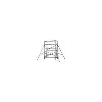 Lightweight Aluminium Steel Ladder Multi Purpose Scaffolding / Mobile Scaffold With Wheels / Casters