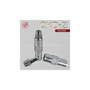 QKD-Z Carbon Steel Single Shut-off Pneumatic Quick Connect Coupler