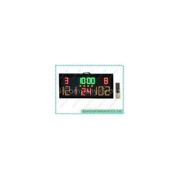 Sports Electronic Basketball Score Board , Portable Led Stadium Scoreboard