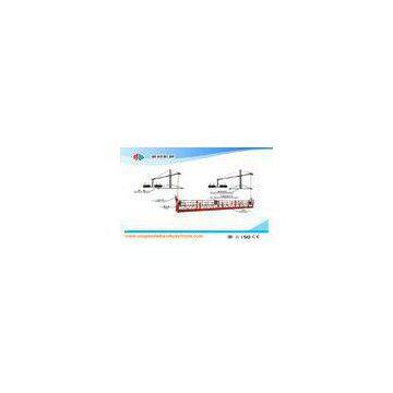 Safety Rope / Cable Steel Suspended Working Platform ZLP800 With Hoist LTD8.0