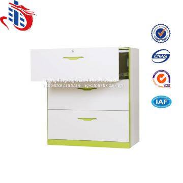 High Density Anti-tip Lateral 3 Drawers Filing Cabinet photo-2