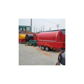 TELESCOPE double axles flat grill fast food trailer dual axles burner stove mobile food cart steam table mobile food trucks for sale