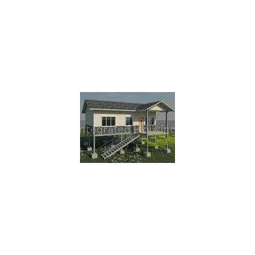 Modern Structure Building Green 3 Bedroom Modular Homes Light Steel Villa