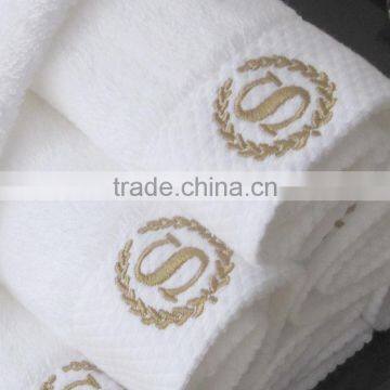 100% Cotton Full White Satin Towel for Luxury Hotel photo-6