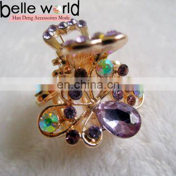 High Quality Mini Jewel Rhinestone Hair Claw Clip