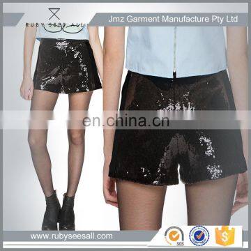 HOTTEST KOREAN FASHION STYLE ALL SEQUINS LADIES SHORT PANTS