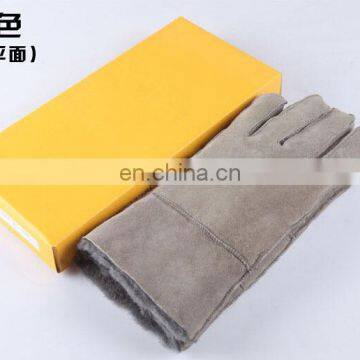 Factory Wholesale 100% Real Sheepskin Fur Gloves photo-6