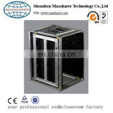 High Tem Resistance Adjustable SMT esd magazine rack for PCB storage