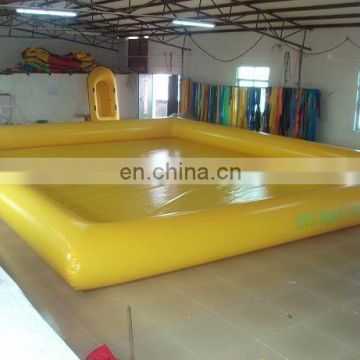 blue inflatable water pool/inflatable square swimming pool on sale