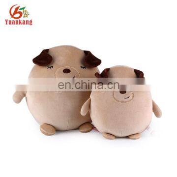 ICTI factory wholesale 10cm plush egg-shaped animal soft dog toy