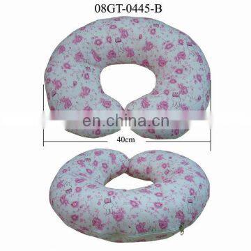 Female Flower Pattern U Shape Pillow Neck Cushion