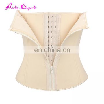 Hot Selling Plus Size Custom Zipper Trainer Slimming Neoprene Waist Cincher Women Body Shaper