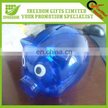 Plastic Promotion Logo Customized Coin Bank