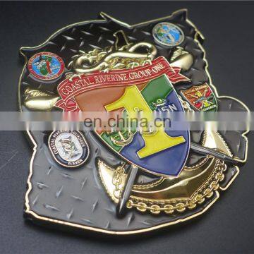 2016 iron sport medallion army cap badge