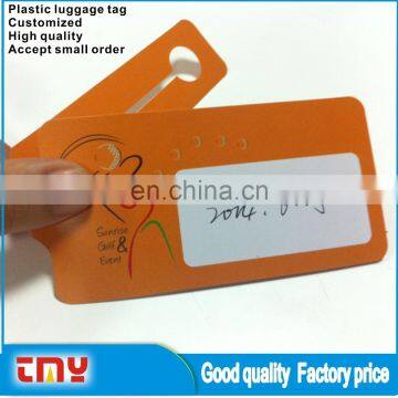 Hot Sale Competitive Price Wholesale Sublimation Plastic Luggage Tag Manufacturer From China