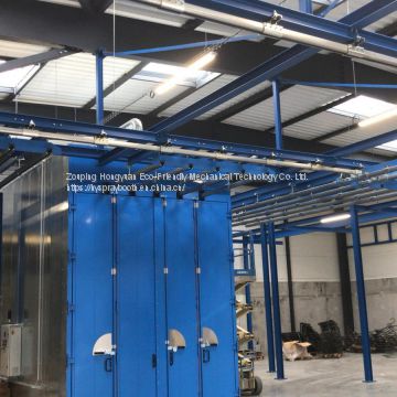 manual powder coating plant