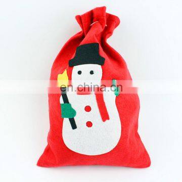 Wholesale Bulk Felt Christmas Drawstring Gift Bags photo-3