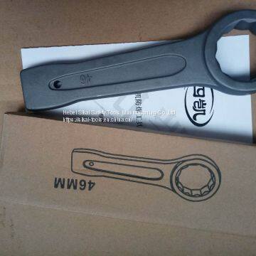 Factory Direct Sale Carbon Steel Slogging Ring Spanner photo-3