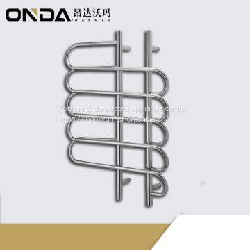 china factory Rotatable heated towel rack mirror polished