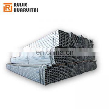 Thin-walled square tube 40x40 galvanized square tube metal fence posts, Rectangular pipe used for construction