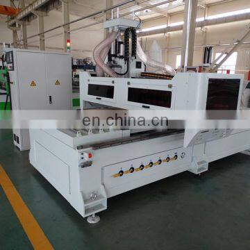 wood router table/China CNC Router with Auto-push and Multi-drill and Dust collector