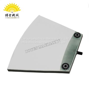 Automatic vacuum filter white corundum filter plate