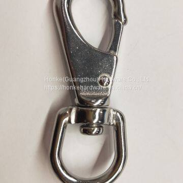 High Polished Stainless Steel 304 Rotary Key Chain Clasp