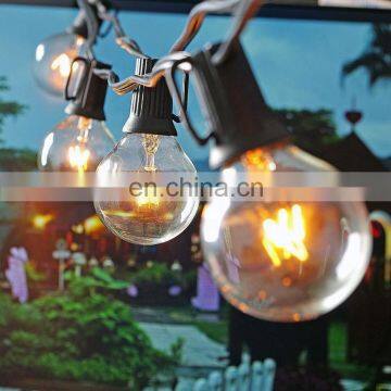 100Ft G40 Globe String Lights with Bulbs Outdoor Market Lights for Indoor Outdoor use